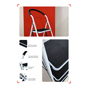 Çağsan 3 Basamaklı Pyramid - Ev Tipi Merdiven Wr2062