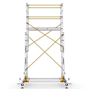 Çağsan 2x8 Basamaklı 4,7 M Çalışma Yüksekliği Telesafe Xl_fp - İki Parçalı Alüminyum İskele S004_xl_fp