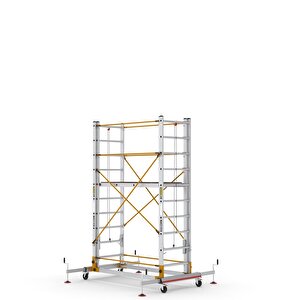 2x10 Basamaklı 5,8 M Çalışma Yüksekliği Telesafe Xl_fp - İki Parçalı Alüminyum İskele S005_xl_fp 2x10 Basamak