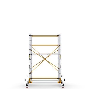 Çağsan 2x10 Basamaklı 5,8 M Çalışma Yüksekliği Telesafe Xl_fp - İki Parçalı Alüminyum İskele S005_xl_fp