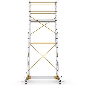 Çağsan 2x10 Basamaklı 5,8 M Çalışma Yüksekliği Telesafe Xl_fp - İki Parçalı Alüminyum İskele S005_xl_fp