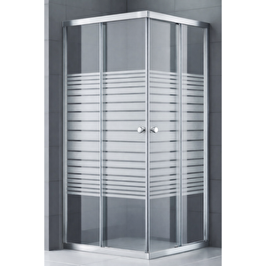 Duşakabin Kare Çizgili - Ölçü : 90x90 Cm 90x90 cm