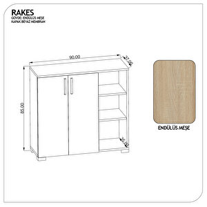 Rakes Çok Amaçlı Dolap