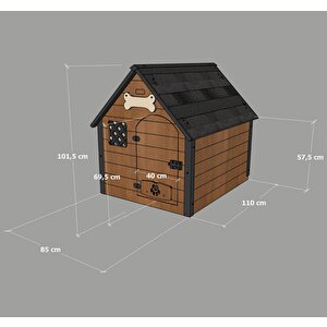 Isı Yalıtımlı Ahşap Köpek Kulübesi ''xlarge''