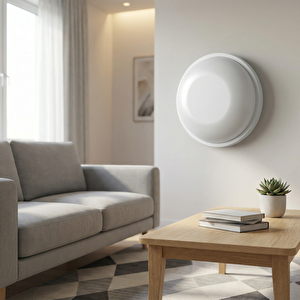 Ledli Armatür Beyaz Işık 22 cm Beyaz