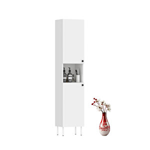 Bny103-beyaz 2 Kapakli Banyo Dolabi