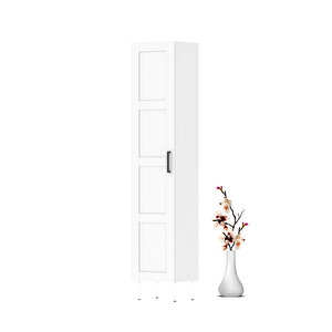 Bny111-beyaz Tek Kapakli Banyo Dolabi