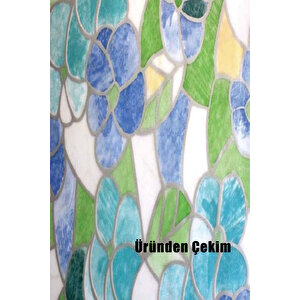 Bien Home F6300 Vitray Pencere Desen Yapışkanlı Folyo 45cm X 1m