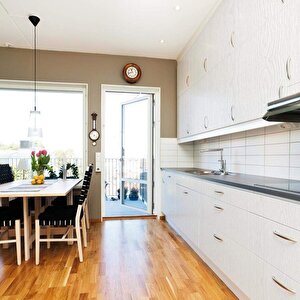 Bien Home 10069 Beyaz Ahşap Yapışkanlı Folyo 45cm X 1m