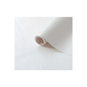 Bien Home 10069 Beyaz Ahşap Yapışkanlı Folyo 45cm X 1m