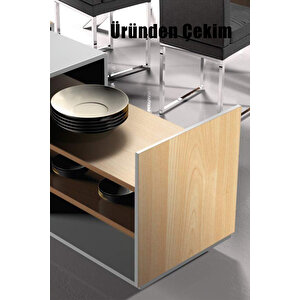 Bien Home 10087 Tik Ahşap Yapışkanlı Folyo 45cm X 1m
