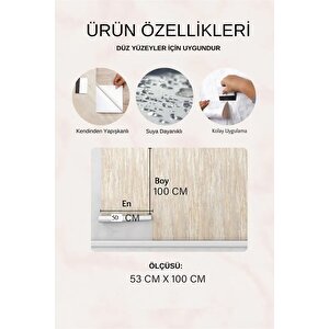 Bien Home 10113 Şeffaf Buzlu Cam Premium Buzlu Cam Yapışkanlı Folyo 45cm X 1m