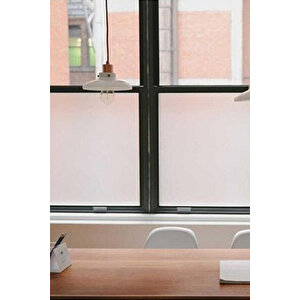 Bien Home 10113 Şeffaf Buzlu Cam Premium Buzlu Cam Yapışkanlı Folyo 45cm X 1m