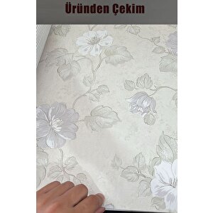 Esmeralda 5642 Geniş Çiçek Desen Duvar Kağıdı 5,33 M2