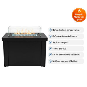 Lhotse 960 Gb Lpg'li Şömine