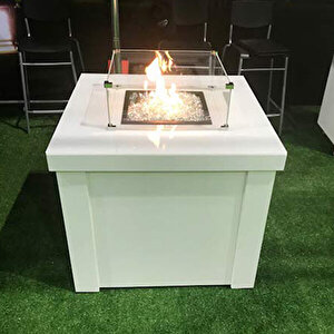 Lhotse 817-B GB Dış Mekan Isıtıcı Cam Boncuklu Beyaz - Kılıf Hediyeli