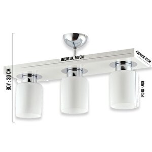 Kiaria 3lü Modern Plafonyer Genç Odası Mutfakyatak Odası Avize
