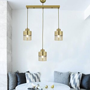 Boris 3lü Sıralı Komple Eskitme Sarkıt Modern Genç Odası Mutfak Salon Avize Eskitme