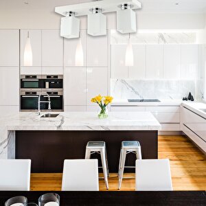 Kare 3lü Modern Plafonyer Genç Odası Mutfakyatak Odası Avize