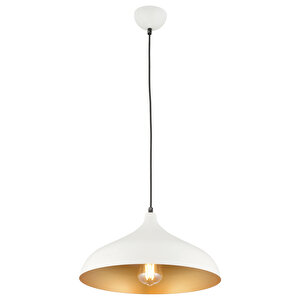 Pera Beyaz Tekli Modern Retro Sarkıt Salon Avize