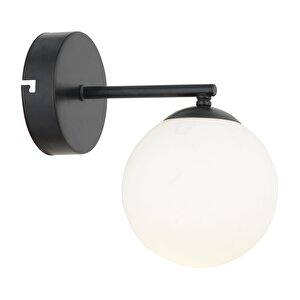 Elvin Siyah Duvar Lambası Yatak Odası-yatak Başı-banyo İçin Modern Retro Aplik