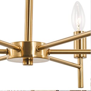 Vaneo 6 Lı Gold Modern Genç Odası Mutfak Salon Avize