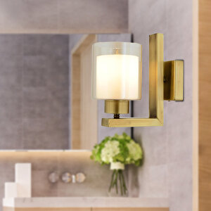 İmer Eskitme Duvar Lambası Yatak Odası-yatak Başı-banyo İçin Modern Aplik