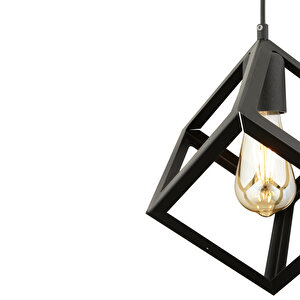 Cup Tekli Sarkıt Siyah Modern Retro Sarkıt Mutfak Salon Sarkıt Avize