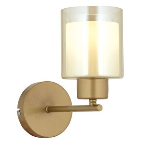 Lima Eskitme Bal Çift Cam Duvar Lambası Yatak Odası-yatak Başı-banyo İçin Modern Aplik