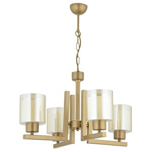 Tisse 4 Lü Eskitme Boyalı Çift Camlı Modern Genç Odası Yatak Odası Salon Avize