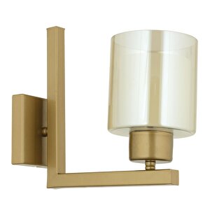 Tisse Eskitme Boyalı Çift Camlı Duvar Lambası Yatak Odası-yatak Başı-banyo İçin Modern Aplik