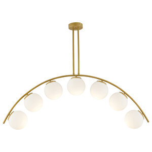 Fralde 7 Li Gold Modern Mutfak Cafe Restoran Için Uygun Retro Salon Avize