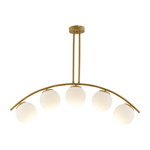 Fralde 5 Li Gold Modern Mutfak Cafe Restoran Için Uygun Retro Salon Avize Beşli