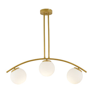 Fralde 3 Lü Gold Modern Mutfak Cafe Restoran Için Uygun Retro Salon Avize Üçlü