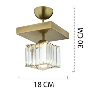 Rivia Eskitme Plafonyer Kristalli Taşlı Modern Tasarım Kristal Salon Avize