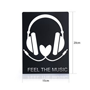 Metal Masa Üstü Biblo Feelthemusic 21x15 Cm Myk1343