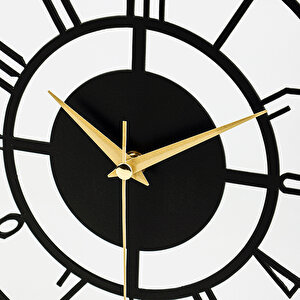 Muyika Bunnela Metal Siyah Masa Üstü Saati 25x23 Cm Myk1303