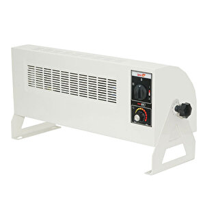 Heatbox 360 Derece Dönebilir 1000-2000 Watt Beyaz Monofaze Fanlı Elektrikli Isıtıcı