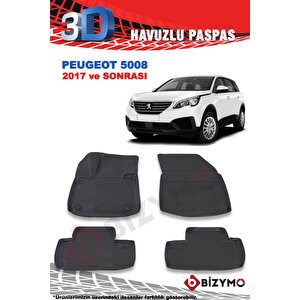Peugeot 5008 2017 Ve Sonrası 3d Paspas Takımı Bizymo