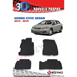 Honda Civic Sedan 2012-2016 3d Paspas Takımı Bizymo