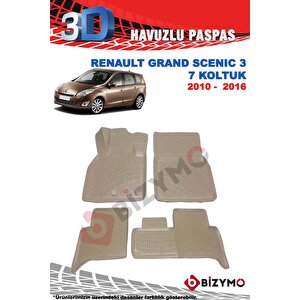 Renault Grand Scenic 3 (7 Koltuk) 2010-2016 3d Bej Paspas Takımı