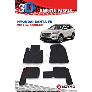 Hyundai Santa Fe 2012 Ve Sonrası 3d Paspas Takımı Bizymo