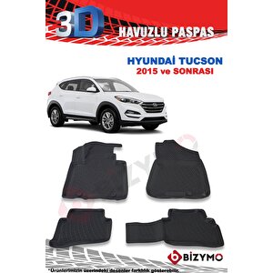 Hyundai Tucson 2015 Ve Sonrası 3d Paspas Takımı Bizymo