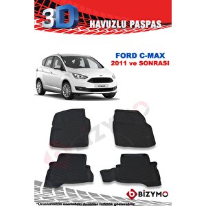 Ford C-max (5 Kisi) 2011 Ve Sonrası 3d Paspas Takımı Bizymo