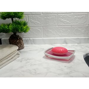 Gri-pembe Poliresin Sabunluk Pl-9039-sdpk
