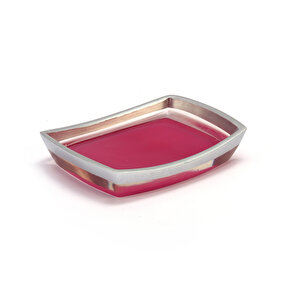 Gri-pembe Poliresin Sabunluk Pl-9039-sdpk