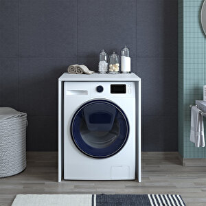 Kapaksız Çamaşır Makinesi Alt Dolabı - Beyaz Cm1