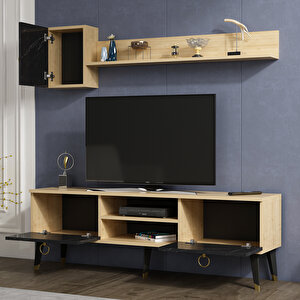 Alfa Tv Ünitesi SafirMeşe-Royal Mermer Safir Meşe