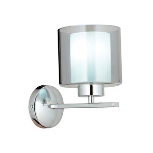 Oval Aplik E27 12w 20x27cm Metal Krom Dorbien-ap-65245-1k