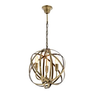 Sımona Modern Avize E14 18w 36cm Metal Eskitme Avonni-av-4183-3e